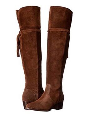 Frye Clara OTK Tassel Boots Sz y